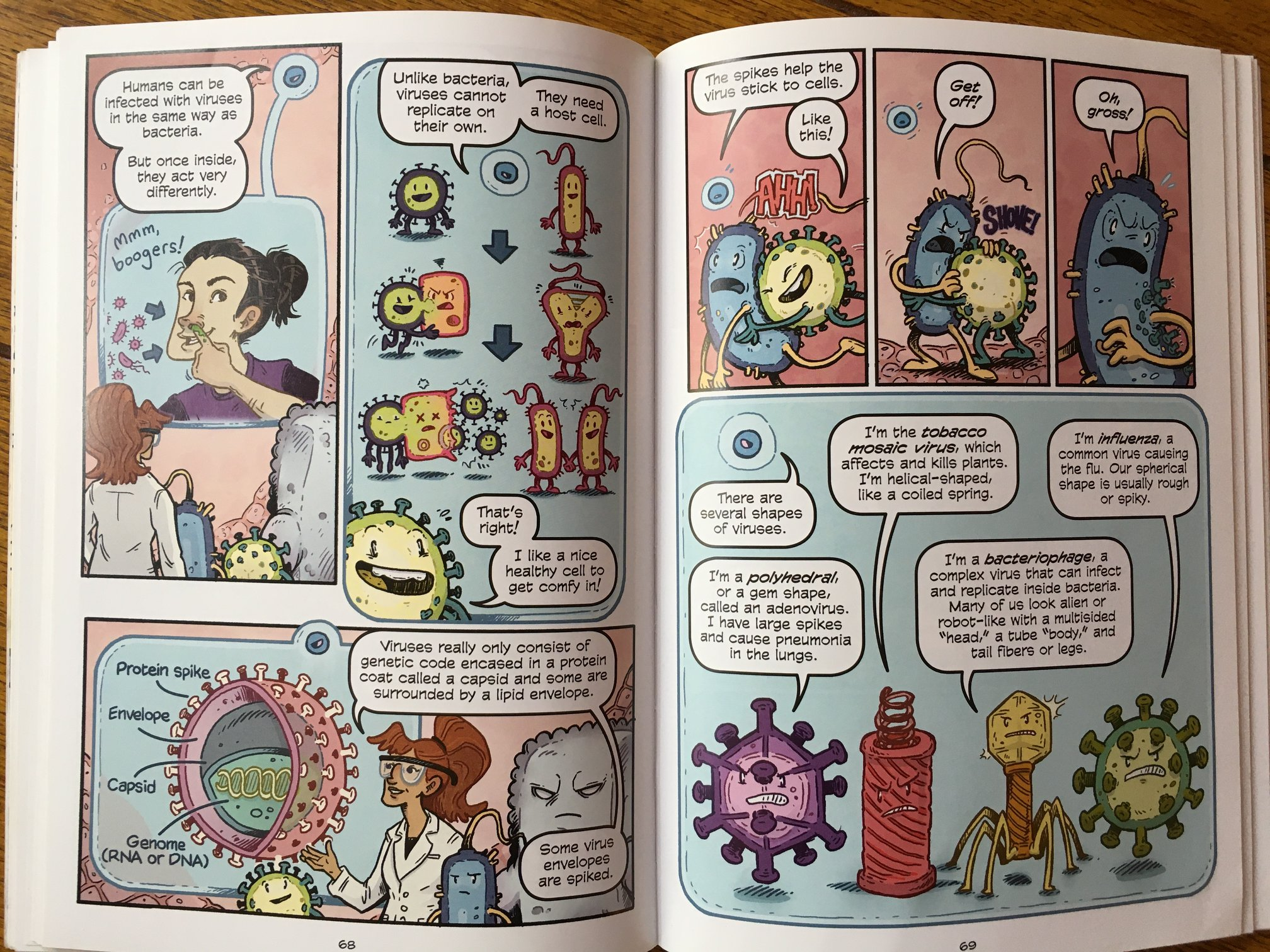 Science Comics Plagues inside pages