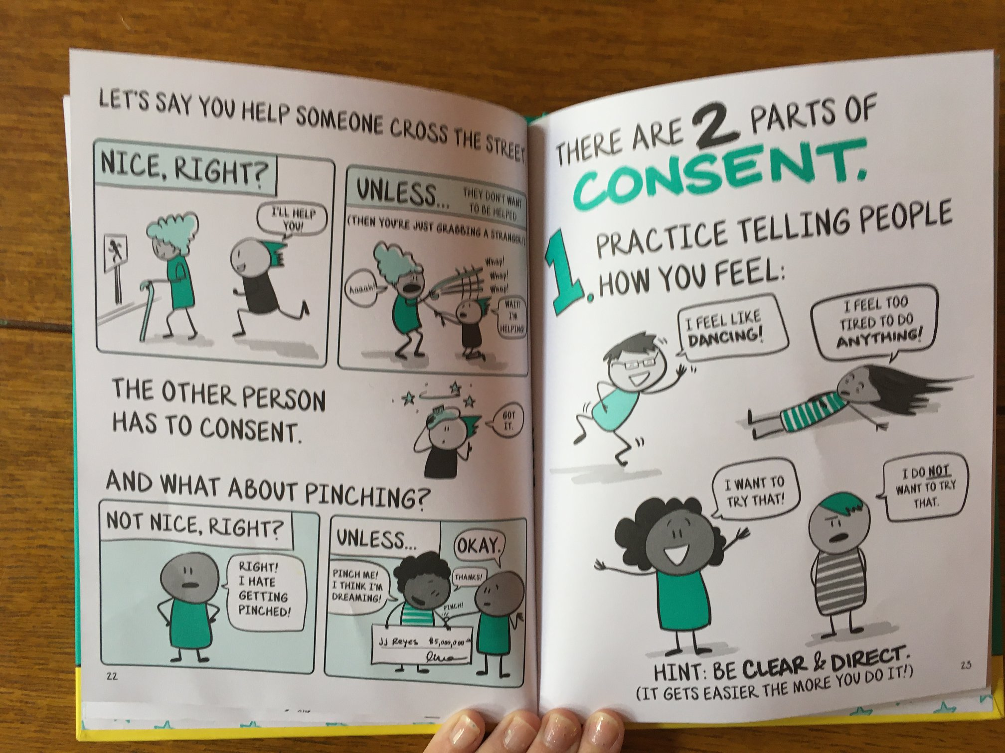 Consent for Kids inside pages