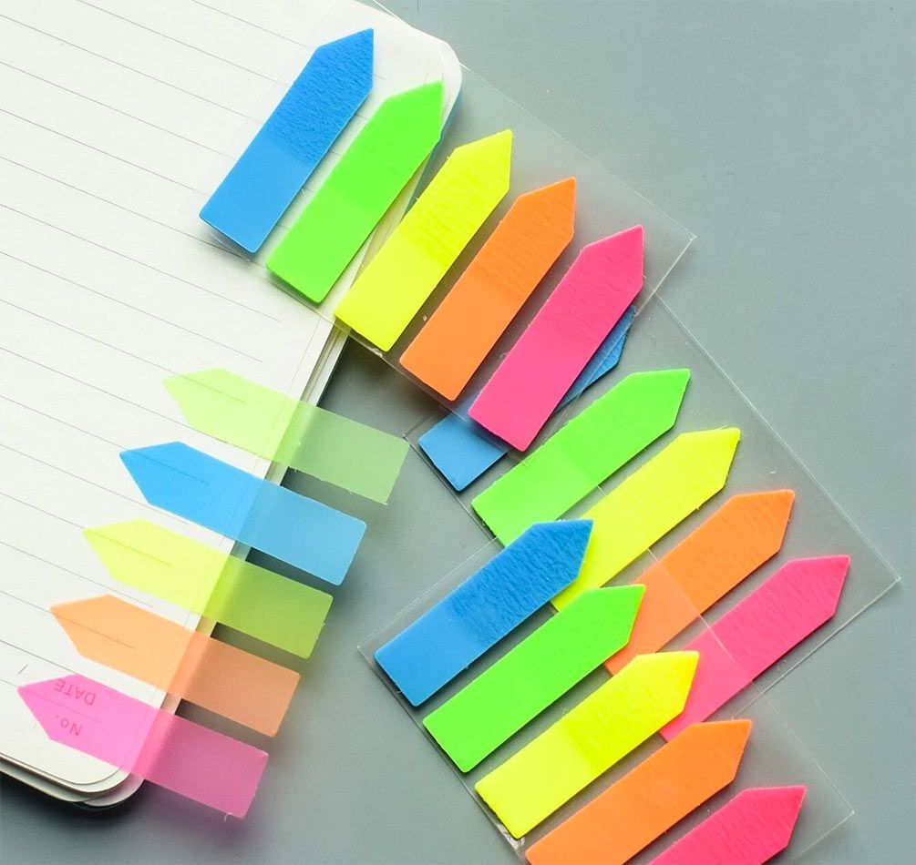 Small post-it arrow flags
