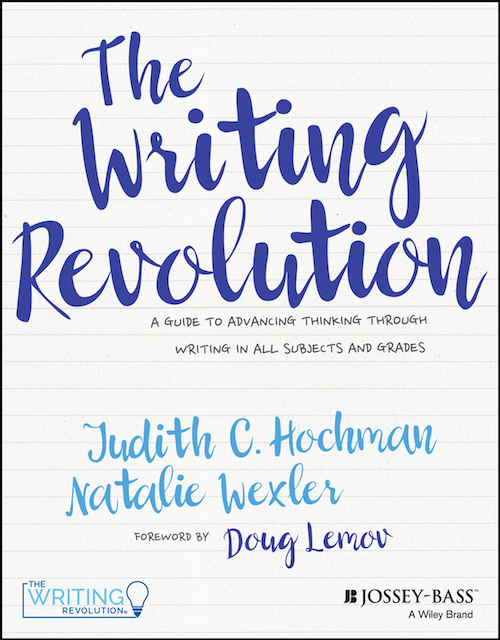 Book cover for The Writing Revolution.