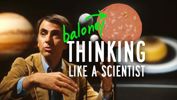 Carl Sagan, and a slice of bologna/.